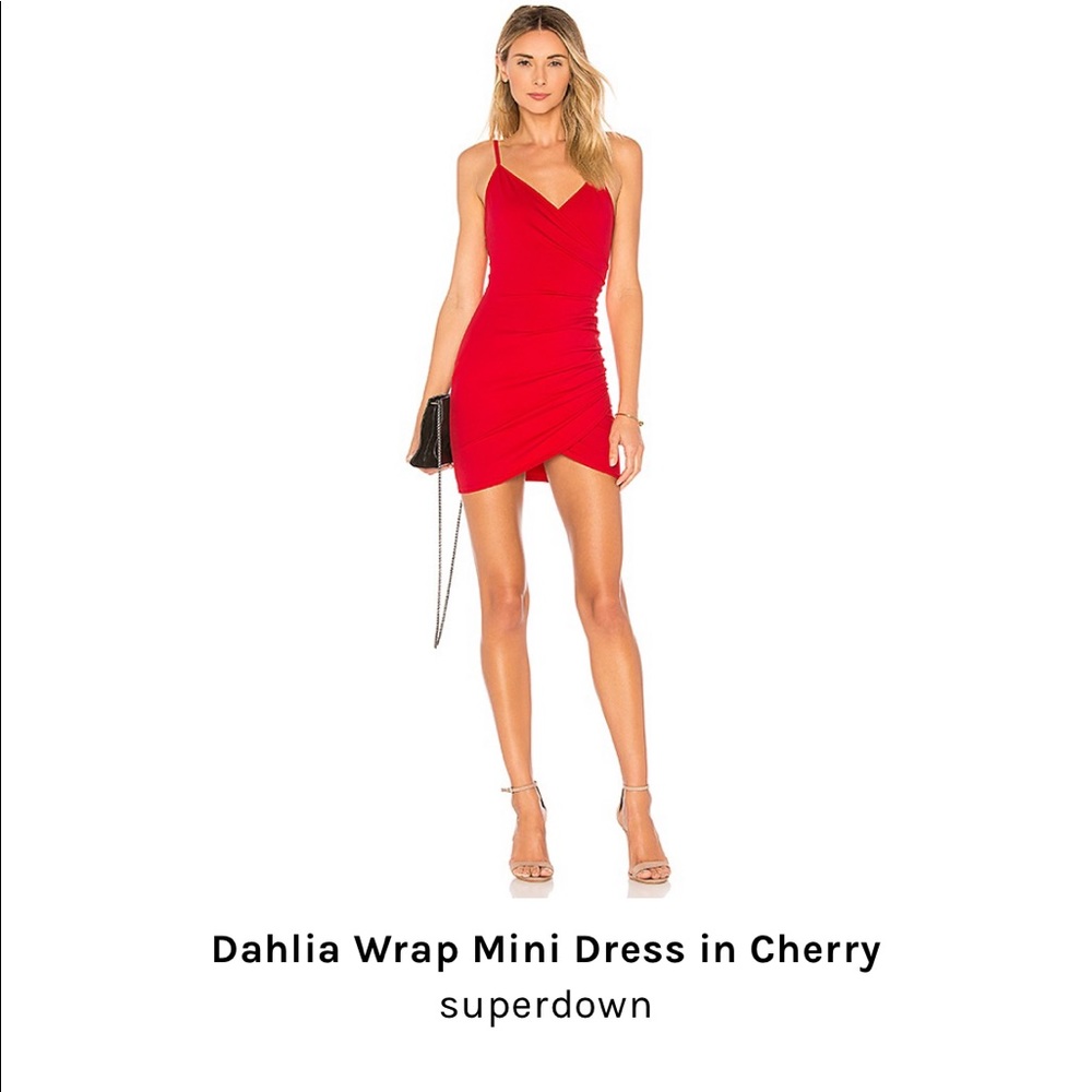 Superdown Dahlia Wrap Dress XS excellent condition